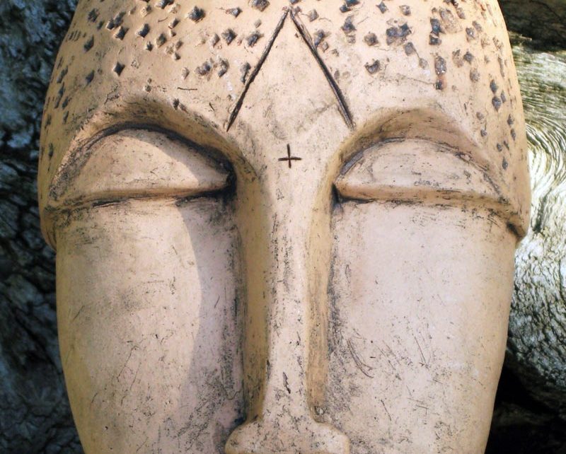 Kopf - Skulptur, Ton - Brigitte Schwarz